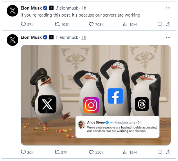 Elon musk mock Facebook and Instagram down, AfricaChoice.PNG