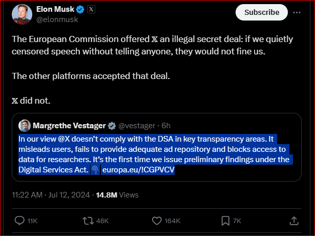 Elon Musk Replies To European Commission on free speech.PNG