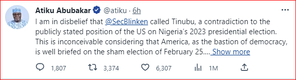 Nigeria stolen election Atiku react.PNG