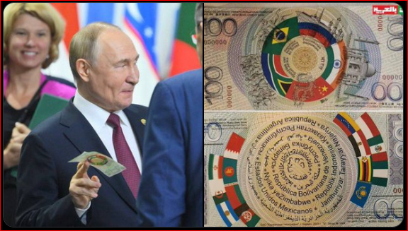 Putin Shows New BRICS Currency To Replace US Dollar In Global Trade.PNG