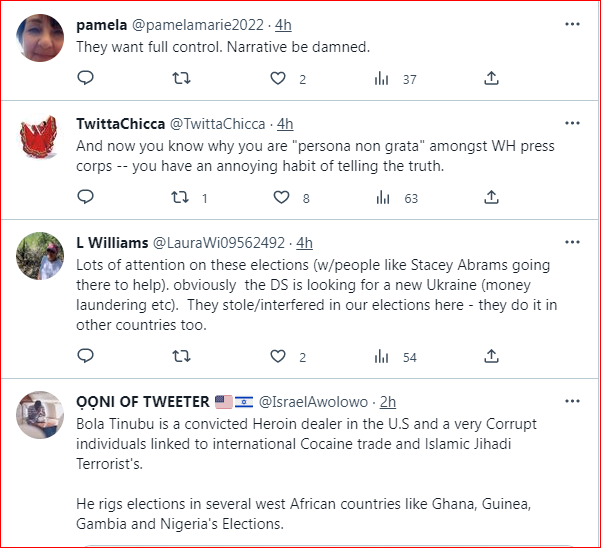 Stolen Election USA Secretary Call Nigeria President-Elect Bola Tinubu 8.PNG