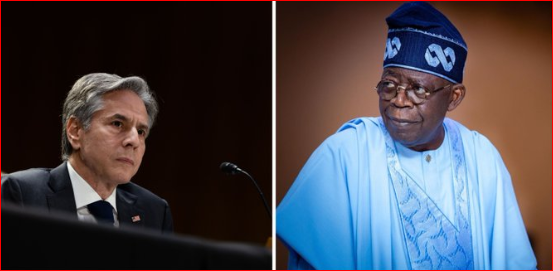 US Secretary Call Nigeria President-Elect Bola Tinubu, worldsocio.PNG